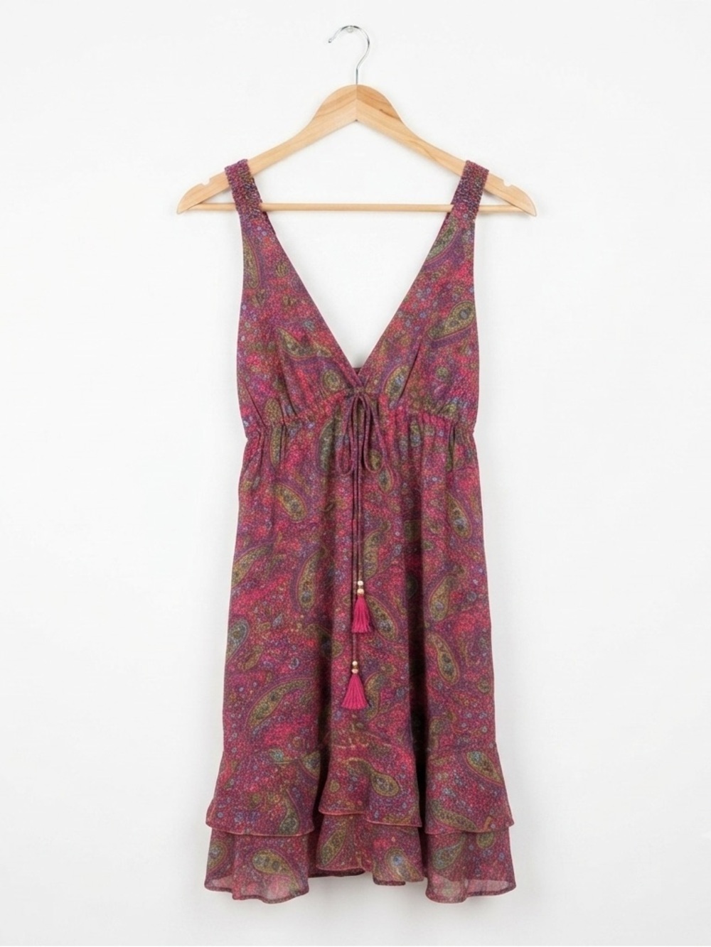Bohemian Small Paisley Dress Flowy